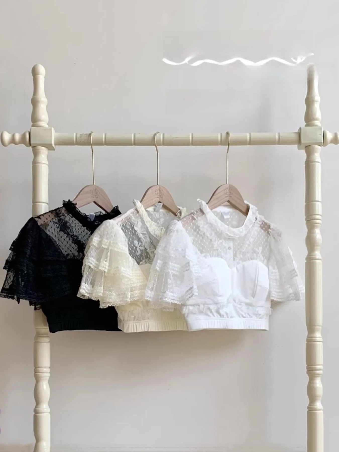 

Lolita Sle ort Sve Lace Fly Sve Base irt Универсальный irt для Хэллоуина Ele Fit Полиэфирное волокно Удобный для кожи ...