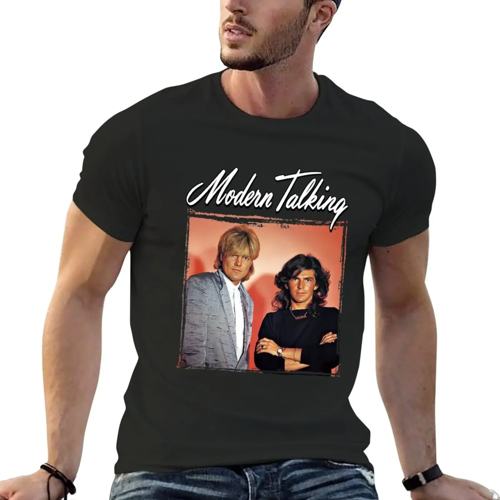 New Retro Modern Talking Special Design T-Shirt Oversized t-shirt tees custom t shirt heavy weight t shirts for men