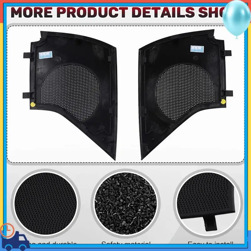 

A90Q-1Pair Front Door Speaker Protective Cover 8V3035409A, 8V3035410A For A3 S3 RS3 2017-2021