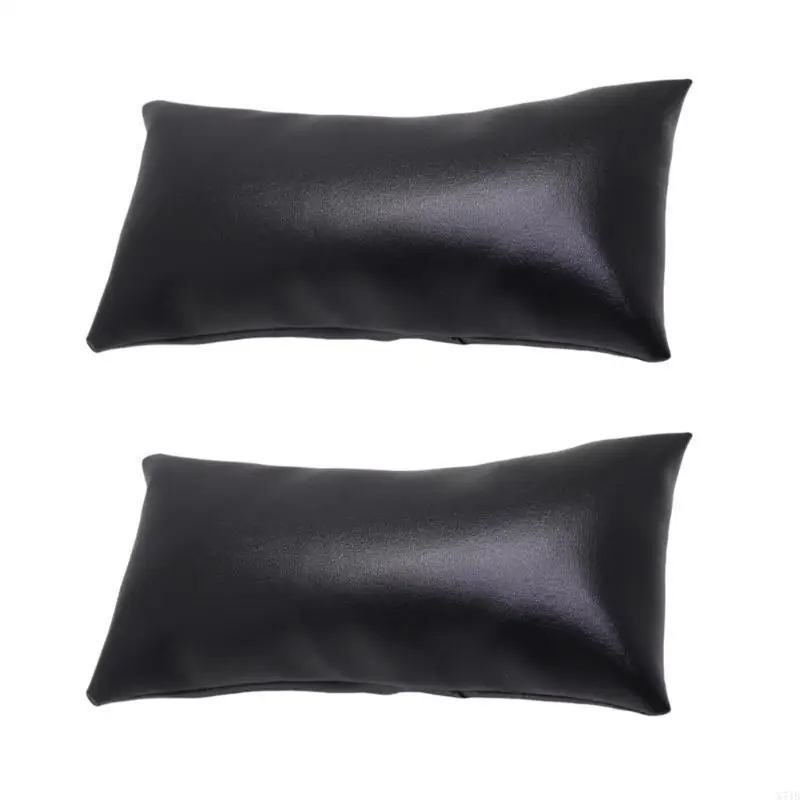 Set of 2 PU Leather Bracelet Display Pillows Watch Holder Cushions Watch Accessories for Jewelry Shows Stable Base