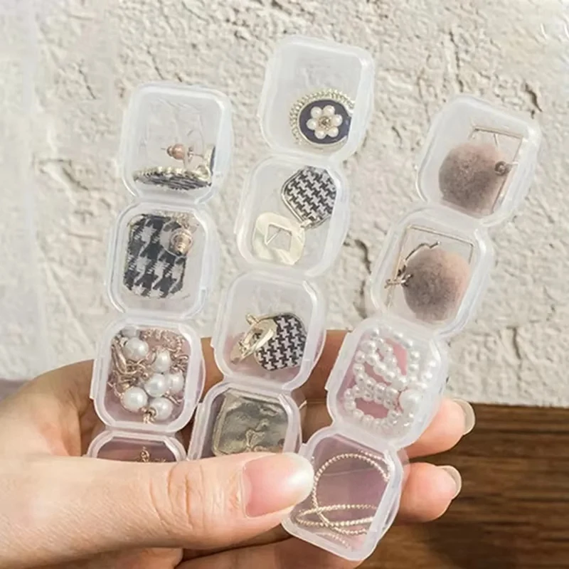 네일 쥬얼리 플라스틱 투명 보관함, 분리형
