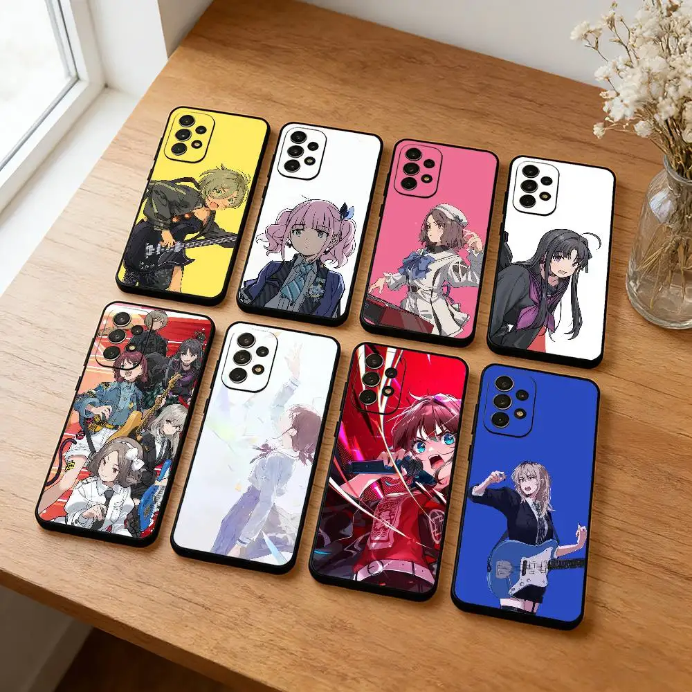 Anime G-Girls Band Cry  Phone Case For Samsung S26,S25,S24,S23,S22,Plus, Soft Silicone Black Cover