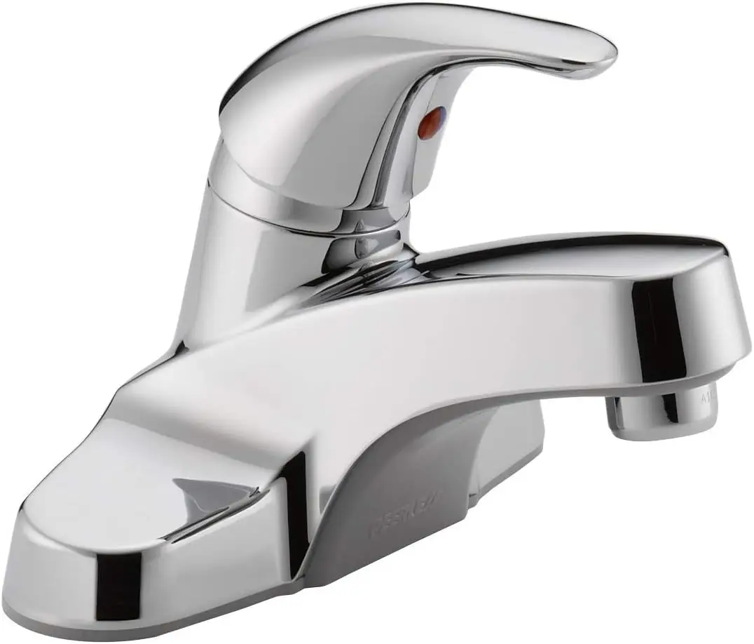 

Centerset Bathroom Faucet Chrome, Bathroom Sink Faucet, Single Handle, Chrome P131LF