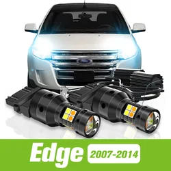 2pcs For Ford Edge 2007-2014 Dual Mode LED Turn Signal+Daytime Running Light DRL 2008 2009 2010 2011 2012 2013 Accessories