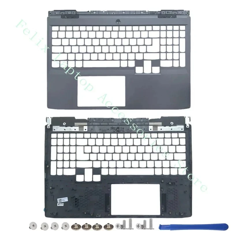 ل G5000 IRH8 2023 15IRH8 ARH8 كمبيوتر محمول LCD الغطاء الخلفي/اللوحة الأمامية/مسند اليد/الغطاء السفلي/المفصلي/مخرج الهواء