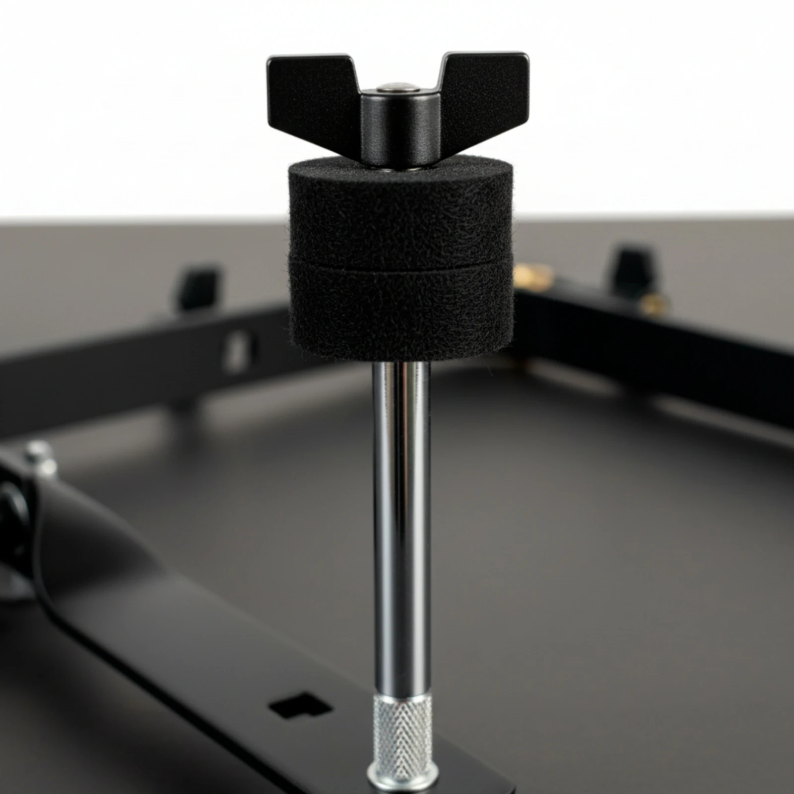 Percussion Mount with Rod Heavy Duty Drum Clamp with Rod Drum Set Extension Clamp Space-Saving Cowbell Holder Easy to Install