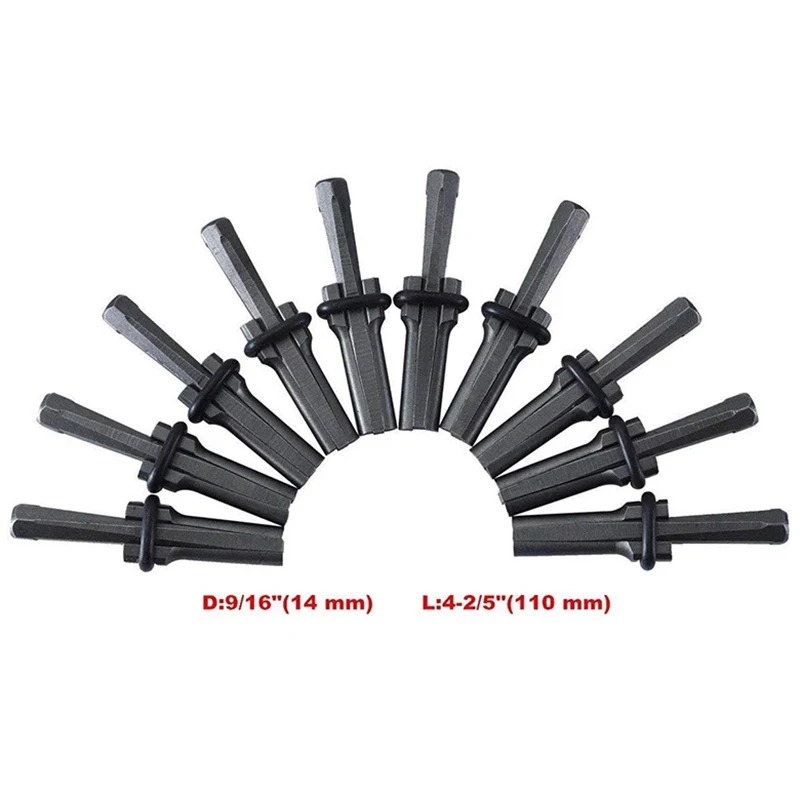 10 Pcs 9/16Inch Plug Wedges Feather Shims Concrete Rock Stone Splitter Hand Tools Suitable For Splitting The Hard Stone