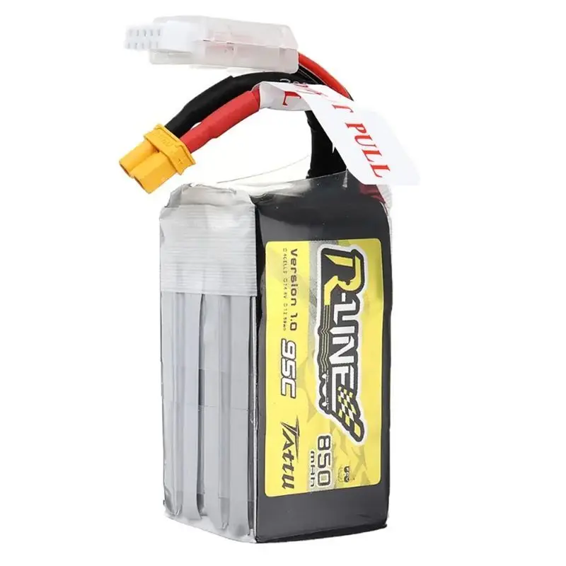 Gens Ace Tattu R-Line 1.0 2.0 LiPo Rechargeable Battery 550/650/750/850/1050/1300/1550/1800mah 95C 3S 4S 6S for RC FPV Racing