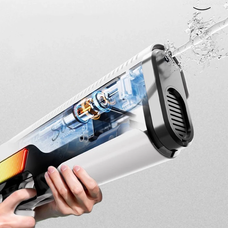 Automatically Water High Pressure Electric Water Gun Toys for Kids Summer Outdoor Pool Fight Games Children Water Toys Boys Gift