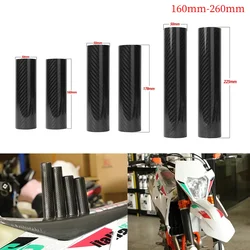 Adjustable Motorcycle PartsCarbon Fiber Front Fork Shock Protector Guard For KTM KAWASAKI SUZUKI HONDA YAMAHA Universal Parts