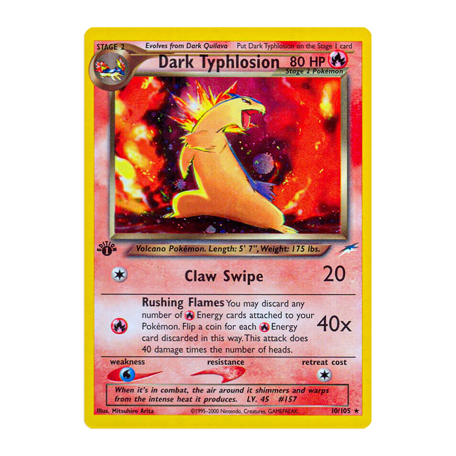 Neo Destiny Foil Set PKM Card Dark Gengar Crobat Espeon Scizor/Light Arcanine Togetic Pokemon PTCG Game Cards Proxy