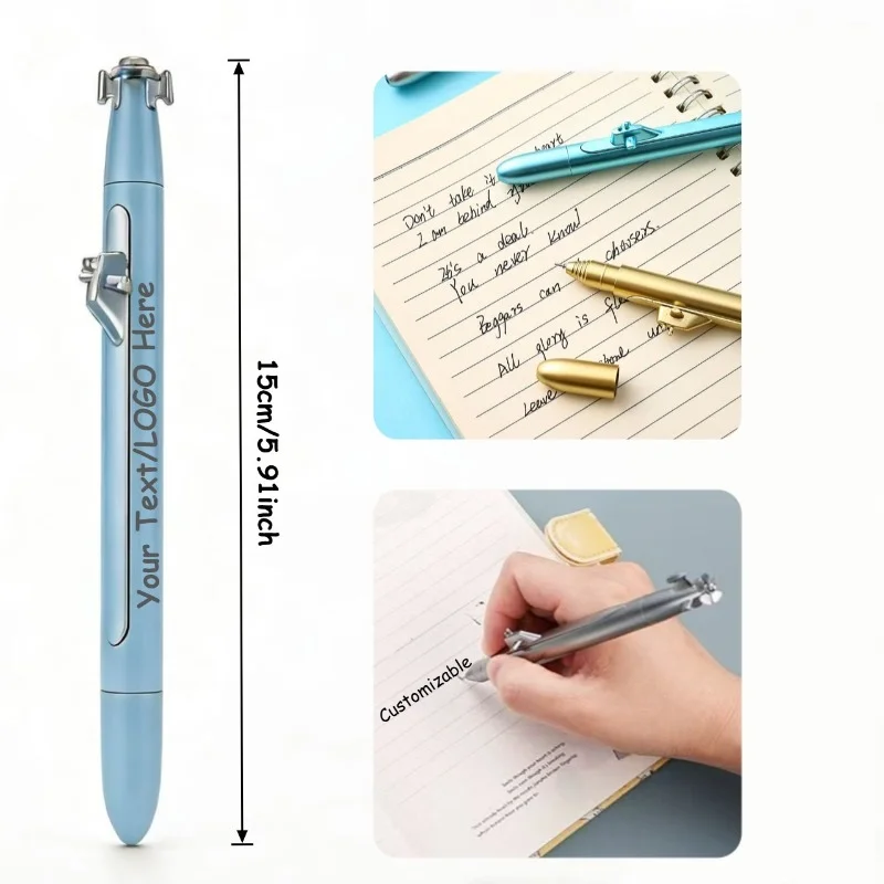 24/48PCS Personalized Logo Submarine Shape Gel Pens Unique Customizable Gift Pen for Men Women Teacher Office Stationery