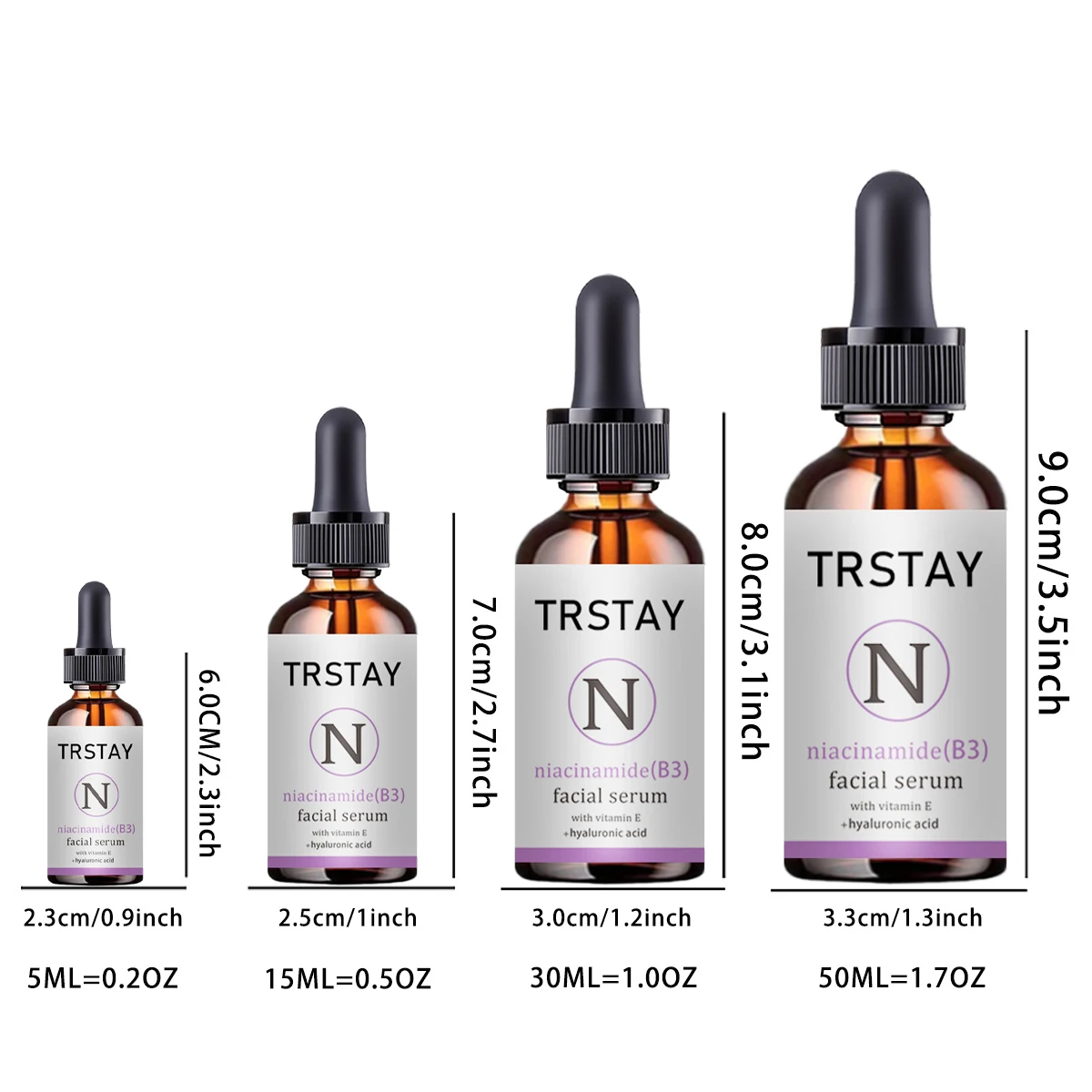 تريستيا اوتيناميد (B3) للوجه ، باستخدام فيتامين E وشد ، حمض الهيالورونيك ، تسريع الكولاجين ، 5 * ، 15 سيروم ، 30 * ، 50 * #6