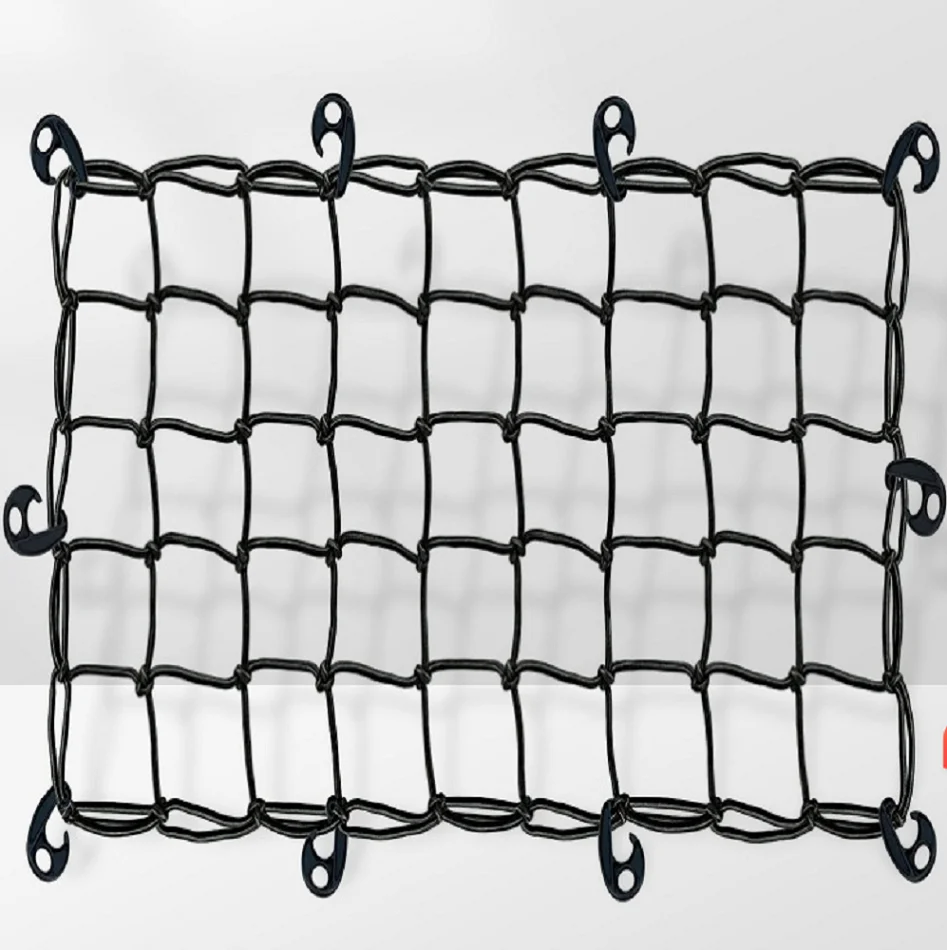 Car Universal Truck Roof Rack bungee Cargo Net with 10 Plastic hook