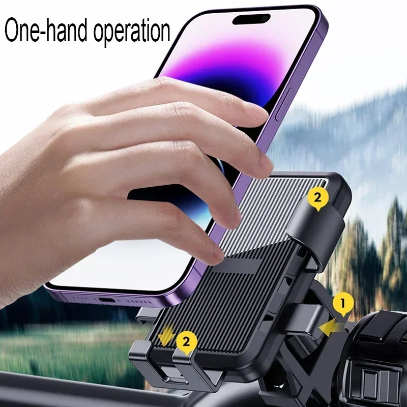 VIKEFON-حامل الهاتف المحمول للدراجات النارية والدراجات ، حامل مقود لجهاز iPhone ، مركبة كهربائية ، سكوتر ، ركوب الدراجات ، الجبل ، الهاتف