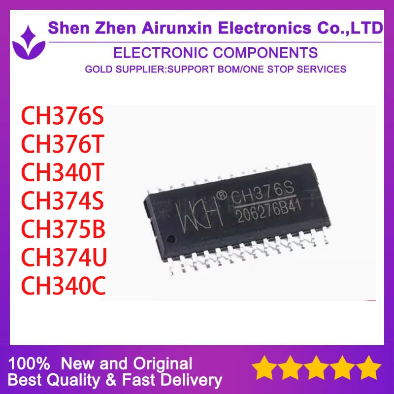 Free shipping 10PCS/LOT CH376S CH376T CH340T CH374S CH375B CH374U CH340C New and original