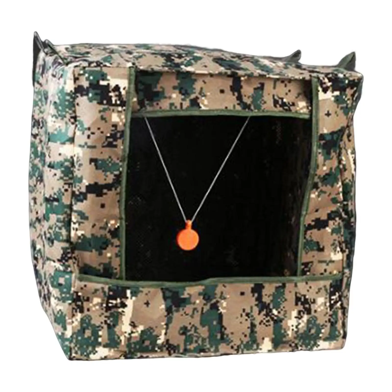 Target Box, Recycle Case, 40x40x40cm Folding Cloth Target Case, for Camping, Training, Catapult, Indoor, Outdoor,