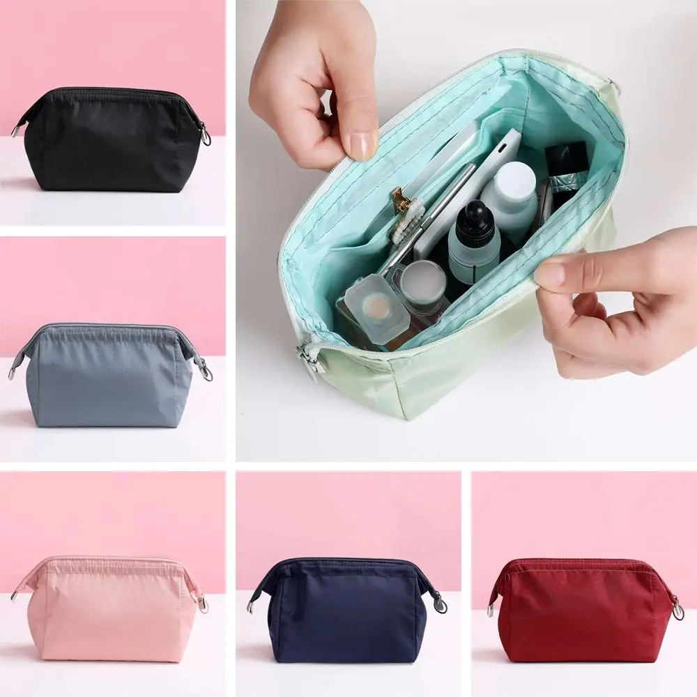 Morandi Color Makeup Pouch Waterproof Storage Bags Makeup Bag Toilet Bag Travel Cosmetic Bag