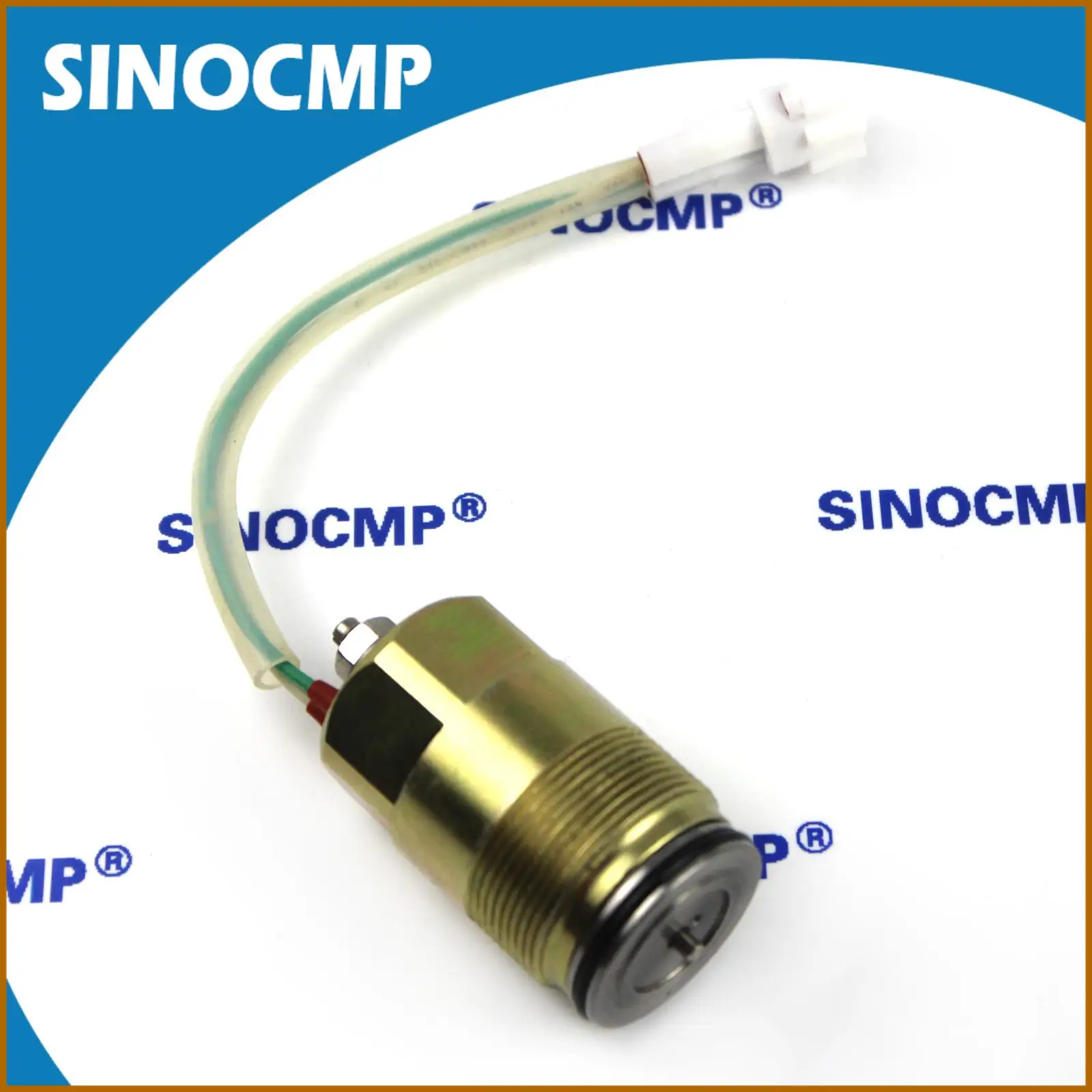 

SINOCMP 1pc Solenoid Valve for Kobelco SK200-5 SK200-6 DH200-5 R210-5 Excavator Part# K3V112 SKC5/G24-106-1 New