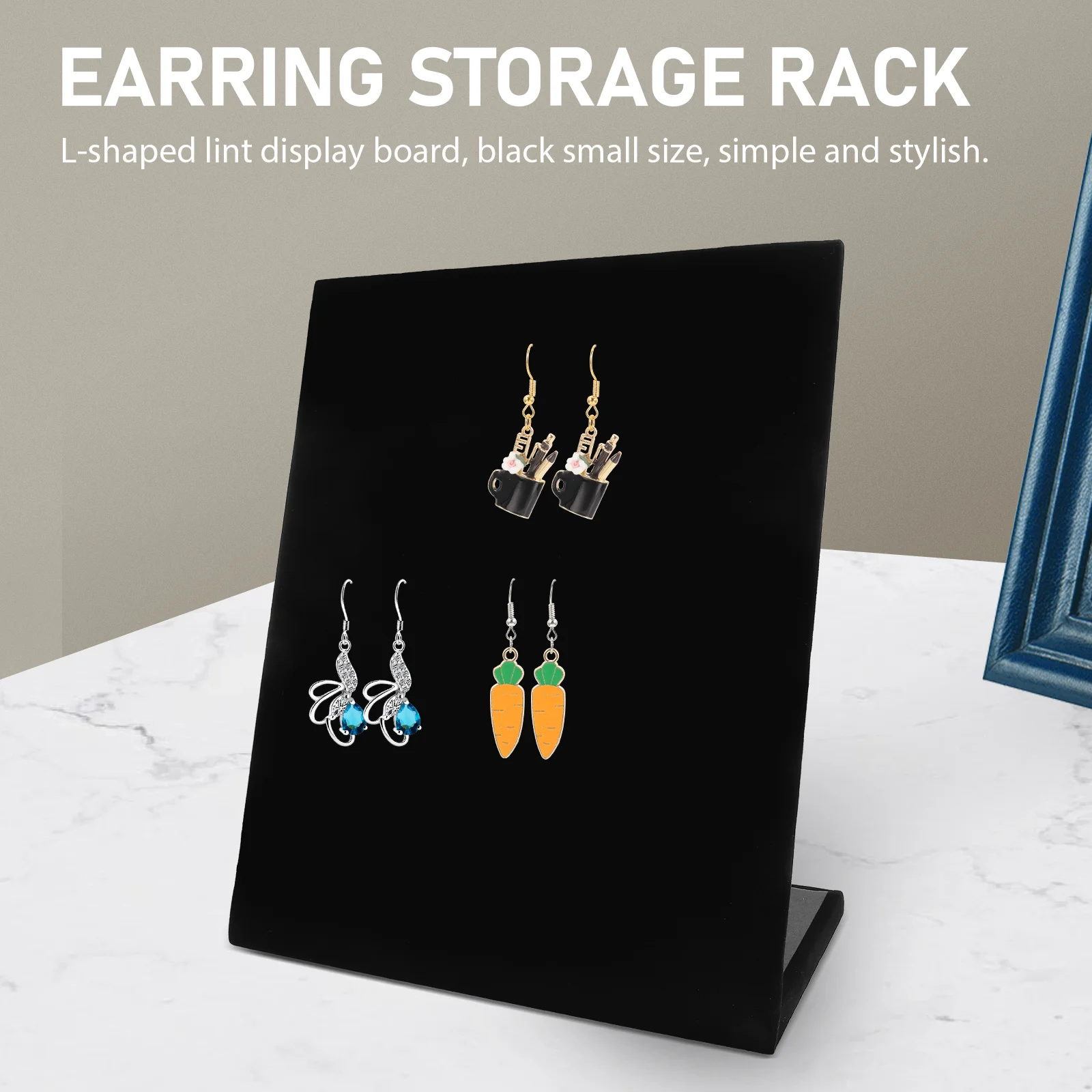 

Zerodeko Tabletop Earring Display Stand Jewelry Organizer Storage Rack for Home and Retail Use