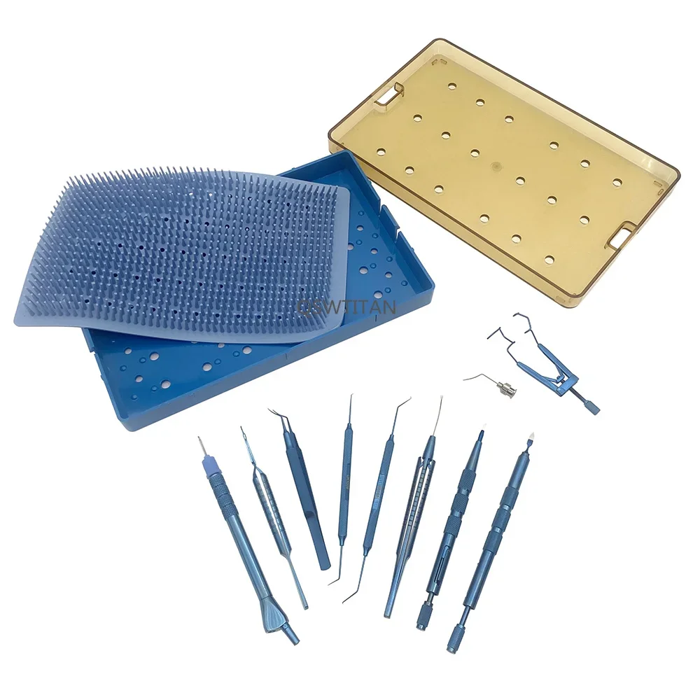 Micro Coaxial Set Diamond Knife Capsulorhexis Forceps Ophthalmic Surgical Instruments