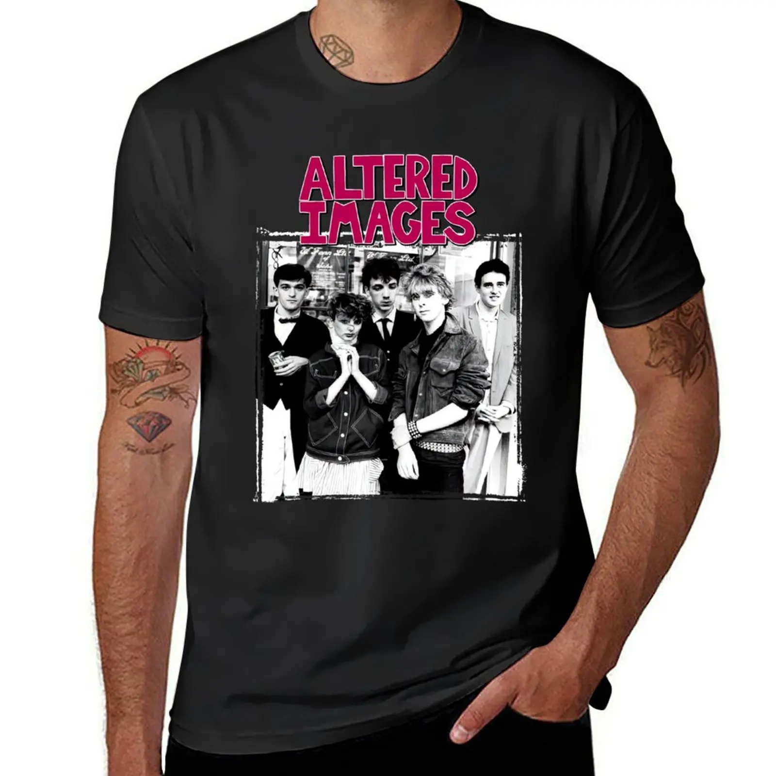 Altered images T-Shirt blanks oversizeds mens graphic t-shirts hip hop