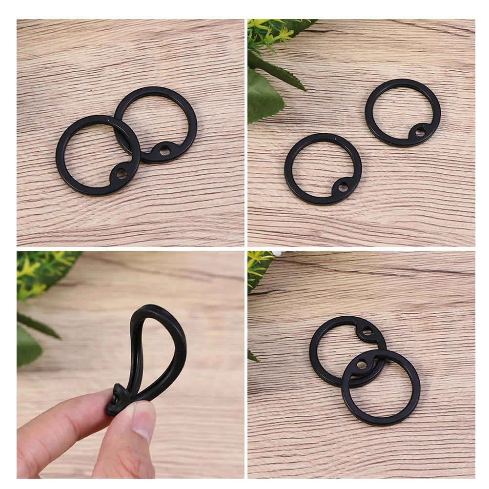 

Dog Tags Personalized for Pets Identity Card Sound Silence Circle Silicone Accessories Black
