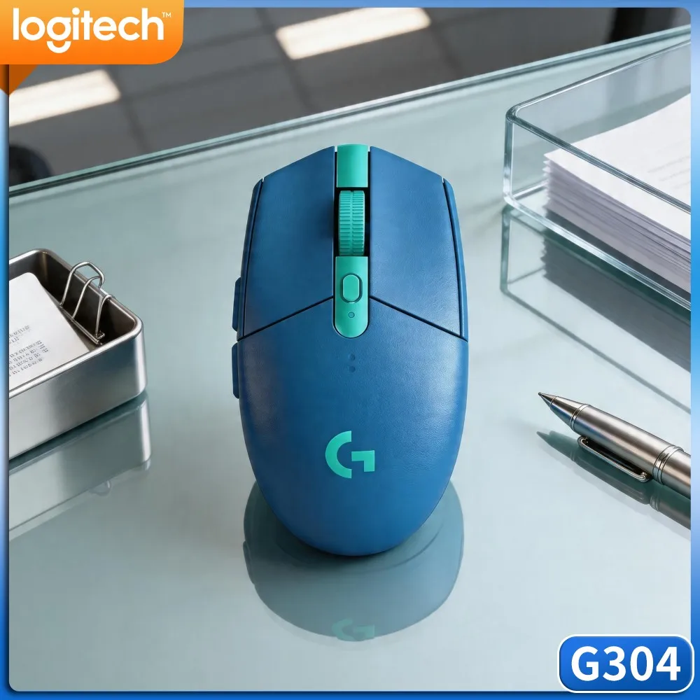 Logitech G304 LIGHTSPEED Wireless Gaming Mouse Compact Portable Storable Receiver For College Dorm Home Entertainment PC
