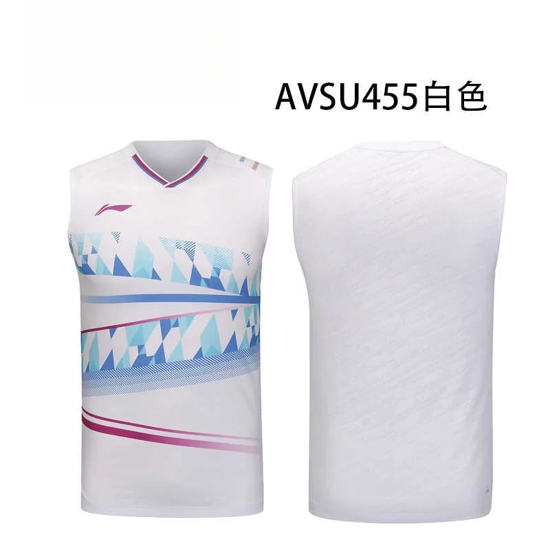 

New Table Tennis Sportswear Badminton Tennis Short-sleeved Top Competition Suit T-shirt Breathable Sweat-absorbent Vest