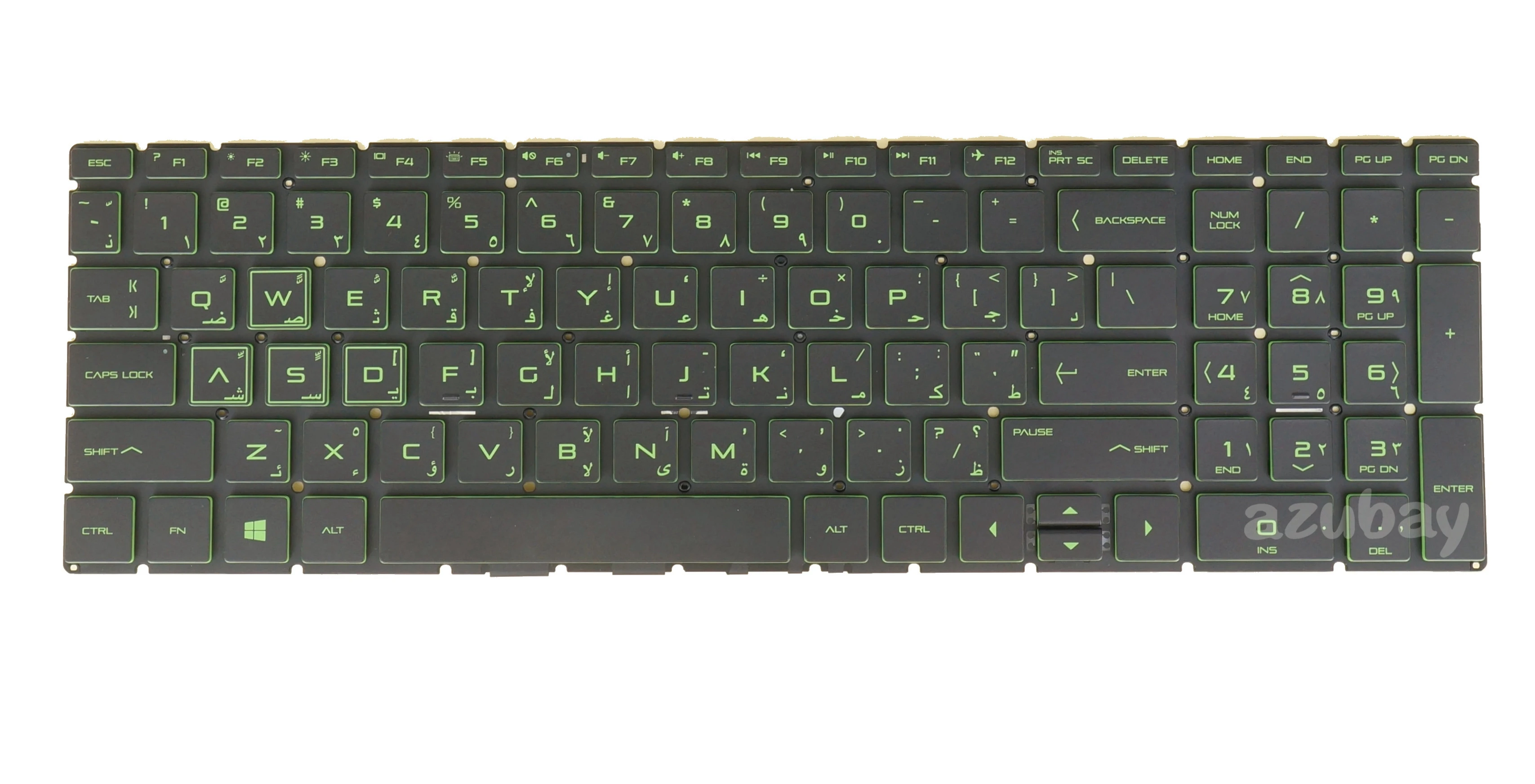 

Arabic Keyboard for HP Pavilion 15-cx0009ne 15-cx0012ne 15-cx0016ne 15-cx0018ne 15-cx0019ne 9Z.NEZBC.X0A PK132K81D03 Backlit