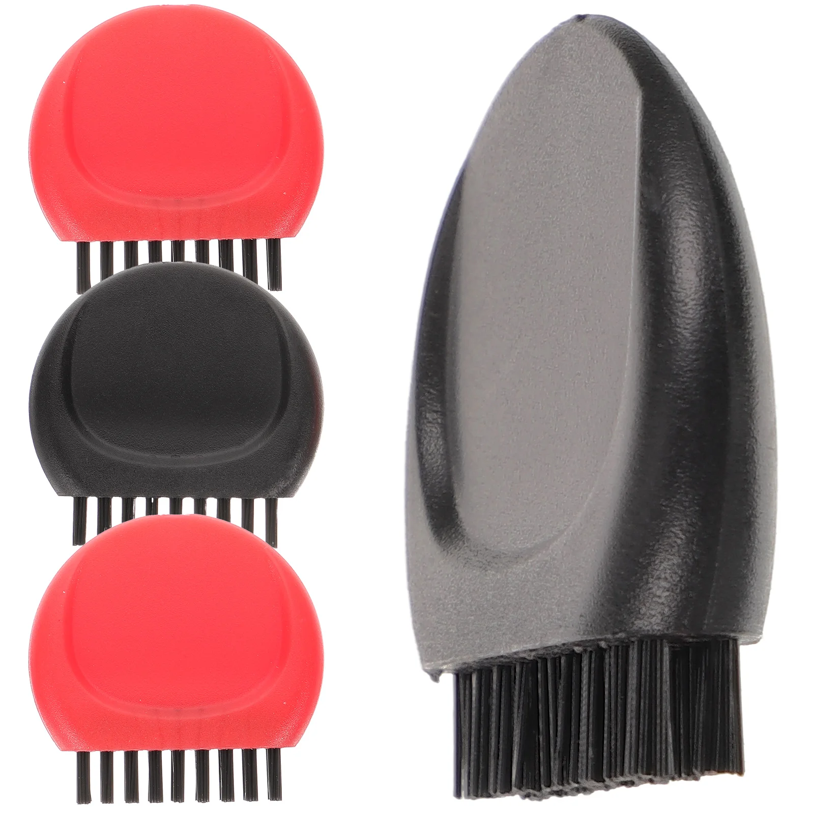 

4 Pcs Golf Cleaning Brush Club Small Portable Golfer Tool Flexible Cleaner Red Black 2 Each Durable Plastic Nylon Lightweight