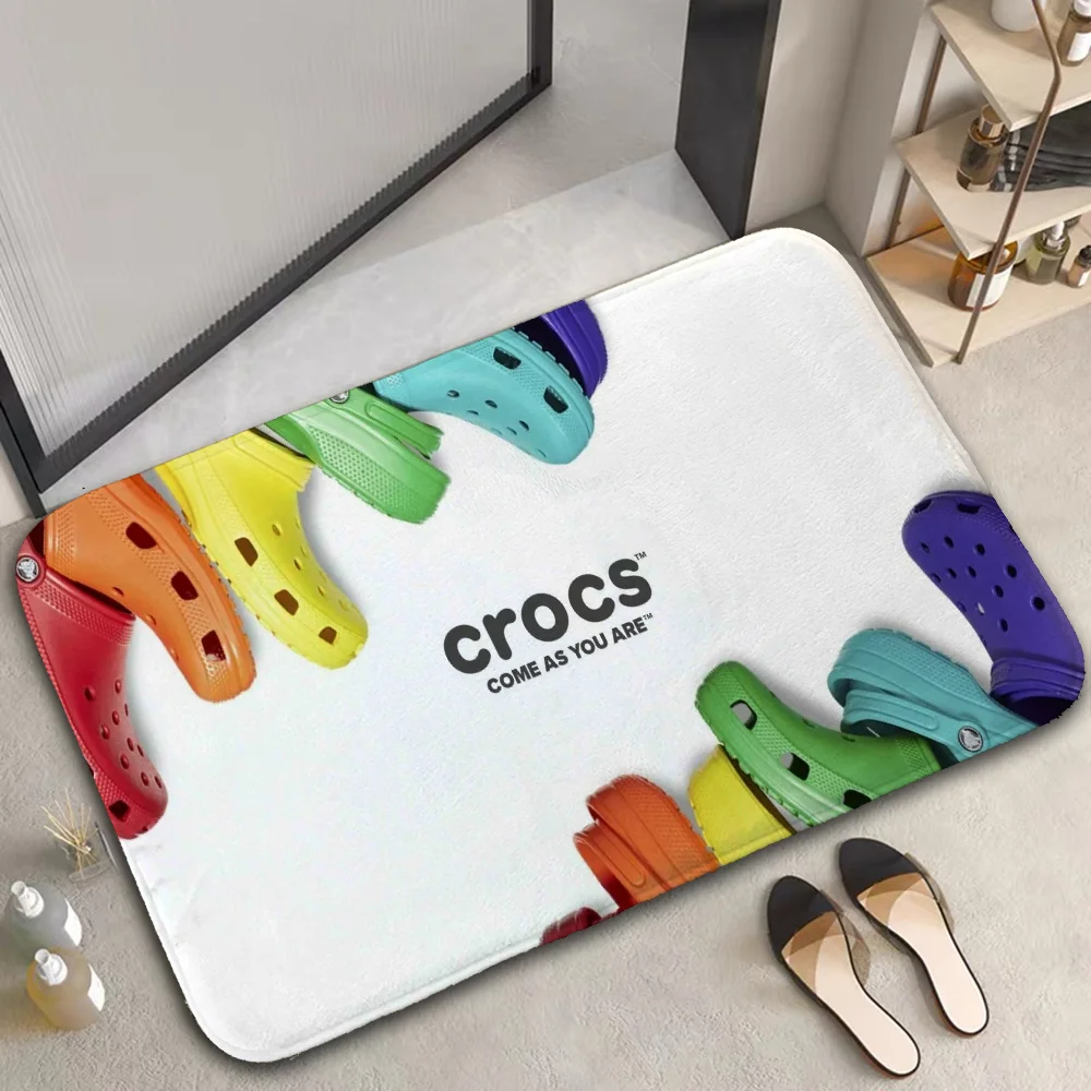 Floor Mats C-Crocs Sofa Mat Home Doormat Entrance Door Kitchen Rug Living Room Mat Aesthetic Room Decoration Carpet for Kitchen