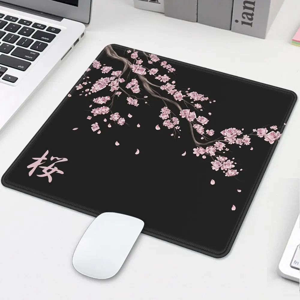 

450x400 Japan Cherry Blossom Game Small Mousepad Computer Sakura Desk Mat Table Keyboard Pad Laptop Cushion Non-slip Deskpad