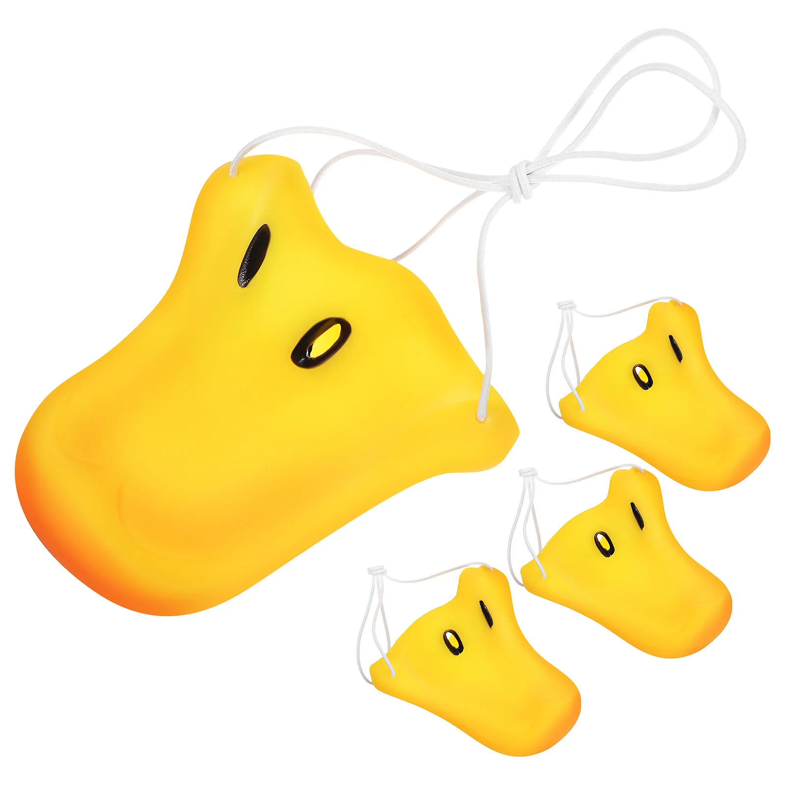 

4 Pcs Duck Nose Props Halloween Costume Accessories Accessory Ear Beak for Crafts Vinyl
