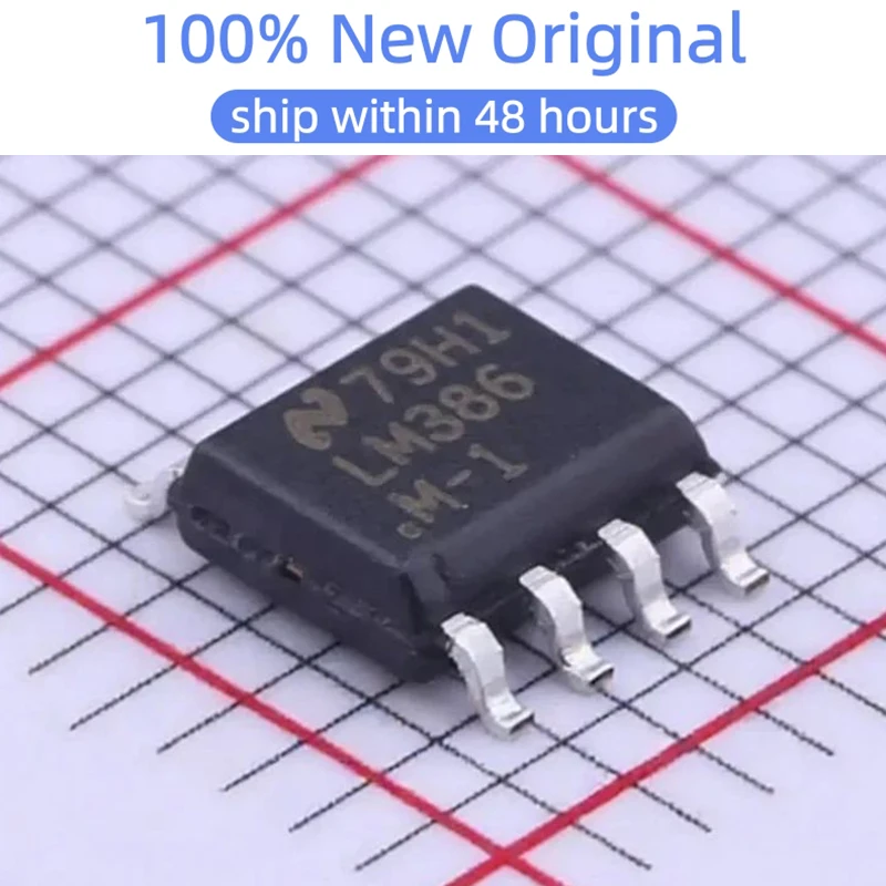 (1-10PCS)LM386MX-1/NOPB  LM386M-1/NOPB LM386M-1 SOIC-8 100% New original