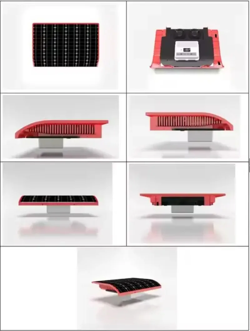 Truck Car RV Roof Dual Rotor Compressor Brushless Motor DC 24V Solar Air Conditioning Parking Air Conditioning