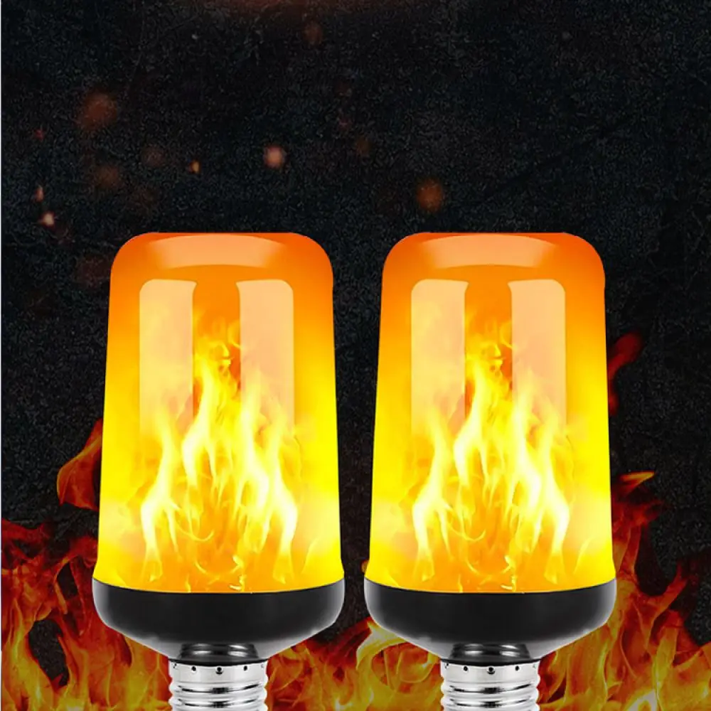 Gravity Sensing Flame Light Simulation LED Bulb Outdoor Camping Lantern Indoor Decorative Party Festive Atmosphere Lighting