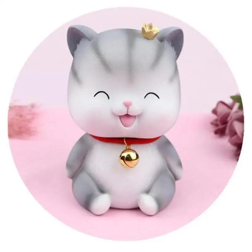 1 Pcs Cute Cat Bank Money Coin Saving Box Kids Christmas Gift Secret Money Storage