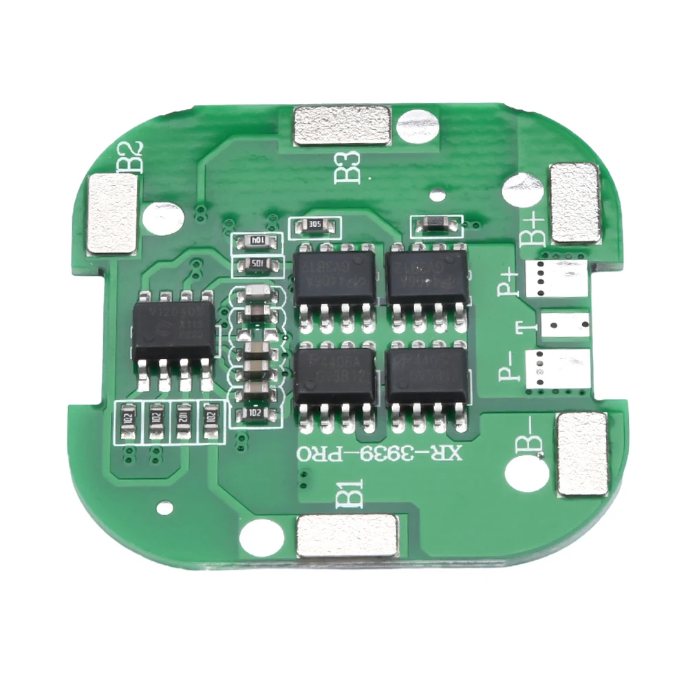 4S BMS 8A 14.8V 18650 Li-ion Lithium Battery Charge Board Square PCB Short Circuit Protection For Drill Motor/Power Bank/LED