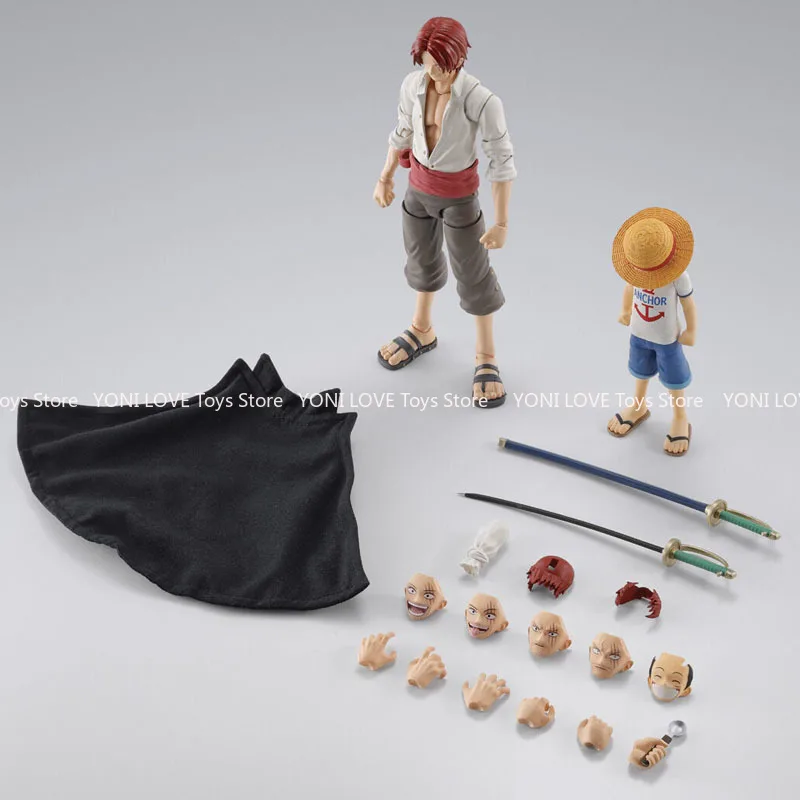 متوفر في المخزون بانداي الصندوق الأصلي SHF شانكس مونشي دي لوفي (المراهقين) أنيمي عمل نموذج لجسم لعبة هدية للطفل صندوق رغوة التعبئة والتغليف #5