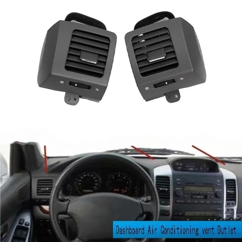 2024 New 1 Pair Dashboard Climate Control Air Conditioning Vent Covers, Comfortable Cabin Experience Suitable for LC120