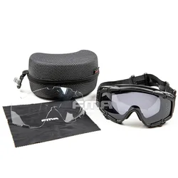 New FMA Airsoft SI-Ballistic Goggles With Fan Updated Version Anti Fog Tactical Goggles Paintball Safety Eye Protection Glasses
