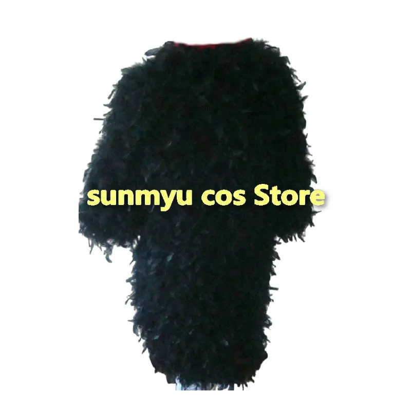 Donquixote Rosinante Cosplay Costume Custom size Black Feather Coat Corazon Cosplay