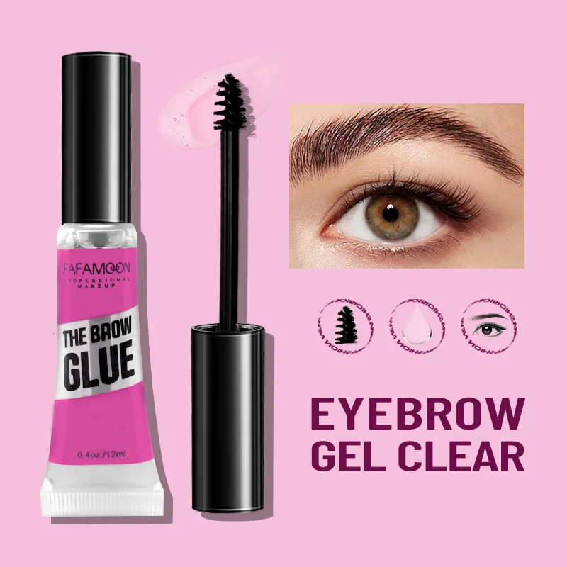Quick-drying Eyebrow Styling Liquid Clear Non-smushing Eyebrow Shape Glue Waterproof Lasting Brow Pomade Setting Natural Makeup image 4