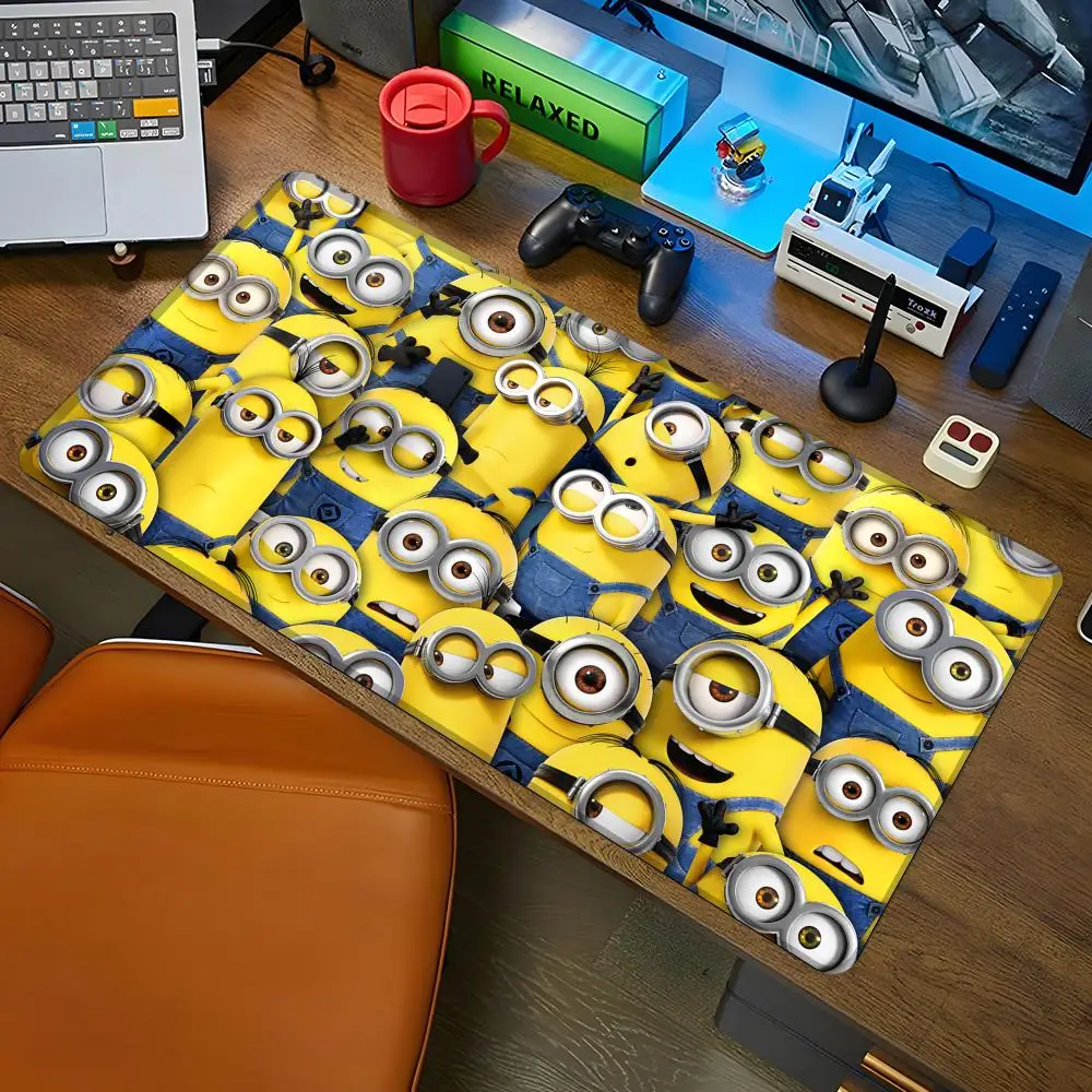 Cartoon Cute Anime M-Minions Mouse Pad Gaming Abstract Large soft 800x400mm MouseMat Gamer XXL Mause Carpet PC Desk