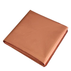 Plaid Pure Copper Cloth Block Phone Signal WiFi Anti-Radiation EMP EMF Protection RFID Shielding Faraday Fabric Conductive