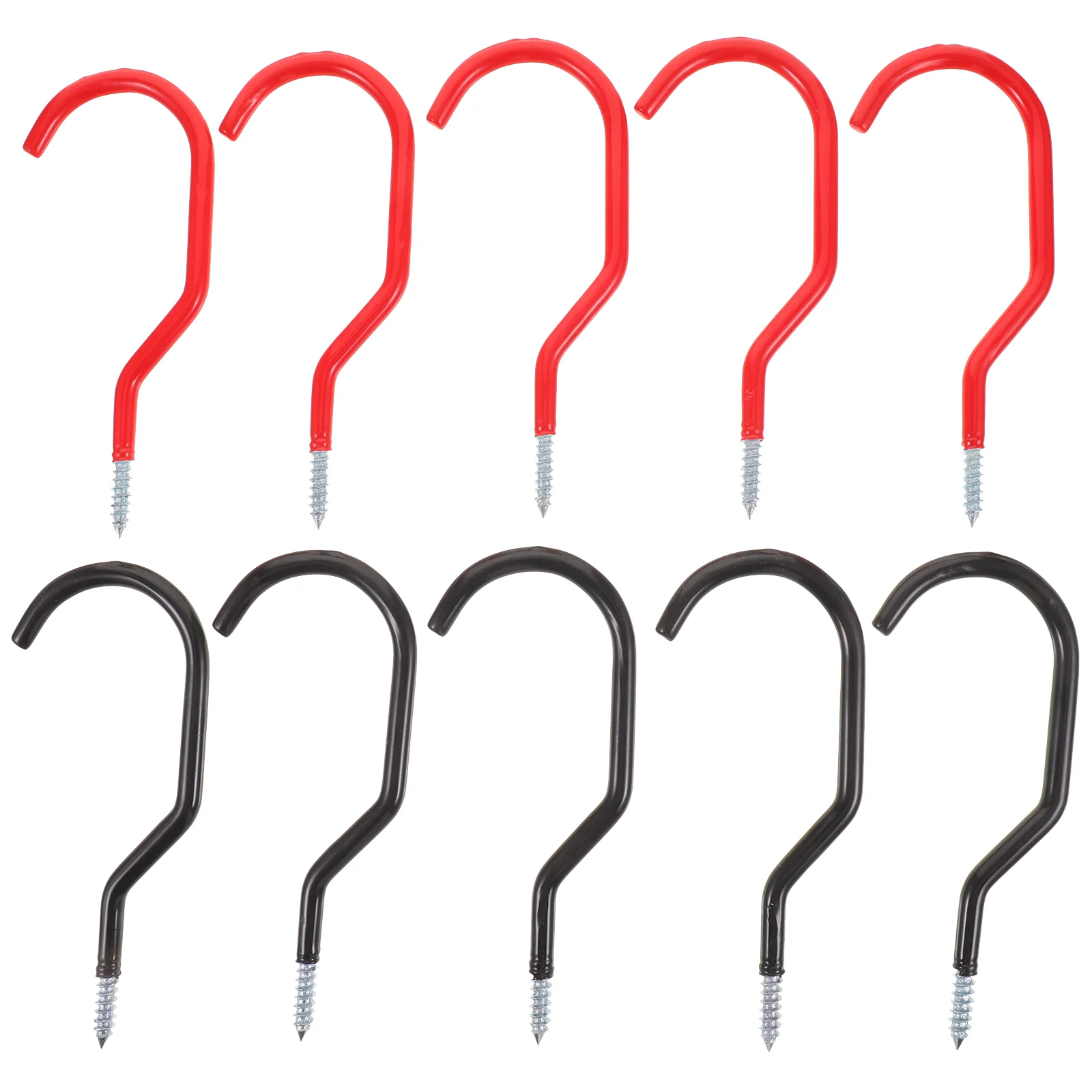 

10 Pcs Clothes Hanging Hook Utility Hooks Garage Storage Bike Mount Hangers for Heavy Duty