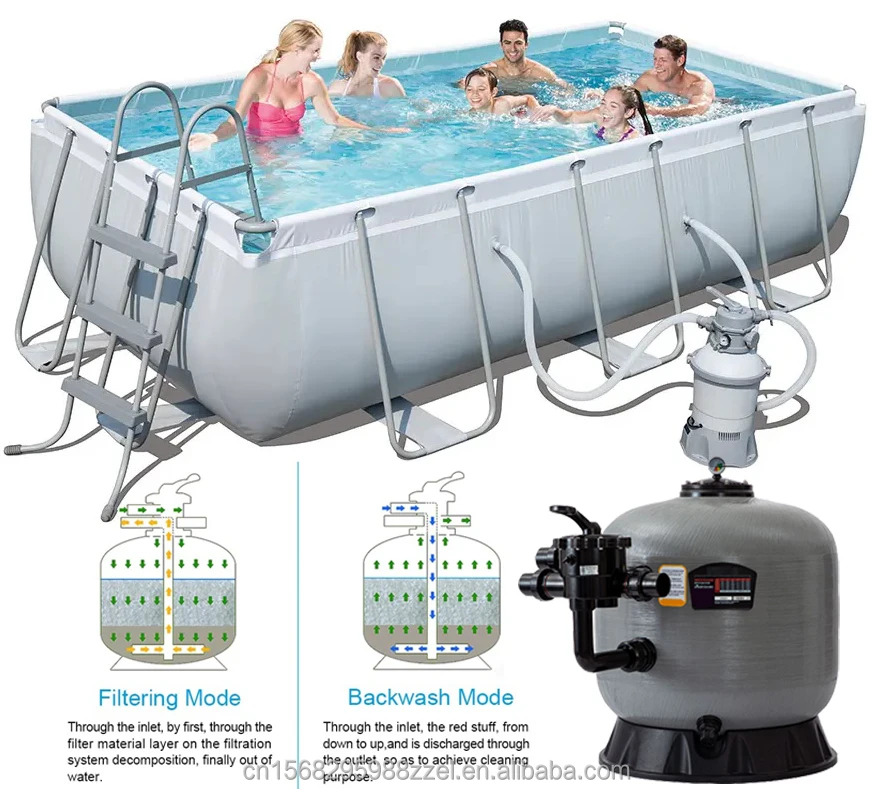 Swimming Pool Equipment Pool Filter Equipment Complete Set  Accessories Swimming Pool Sand Filter and Pump