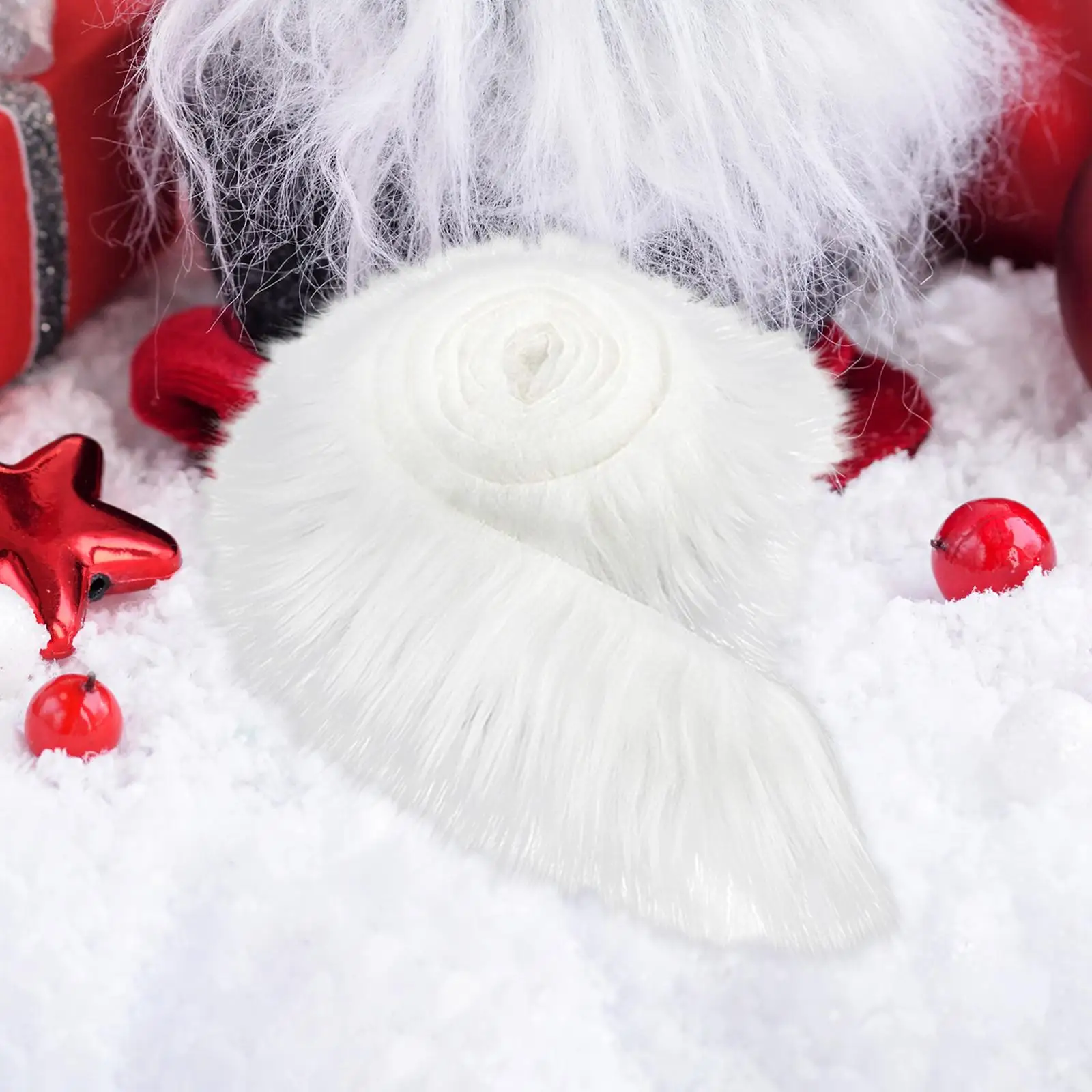 Faux Fur Shaggy Fur Costume Crafting Supplies Soft Precut Strips Fuzzy for Holiday Dwarf Decoration Hat Shoes