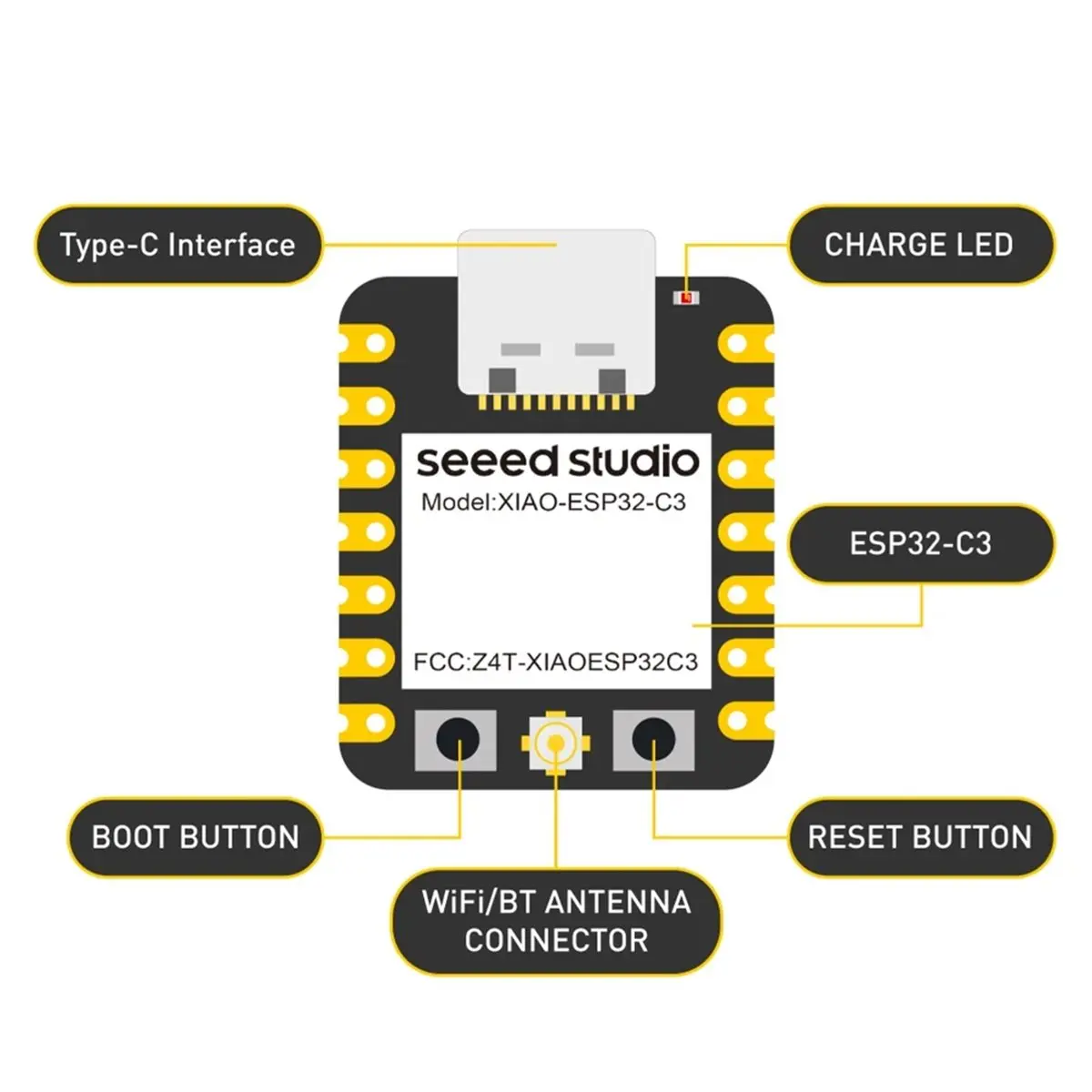 3PCS Pack Xiao ESP3…